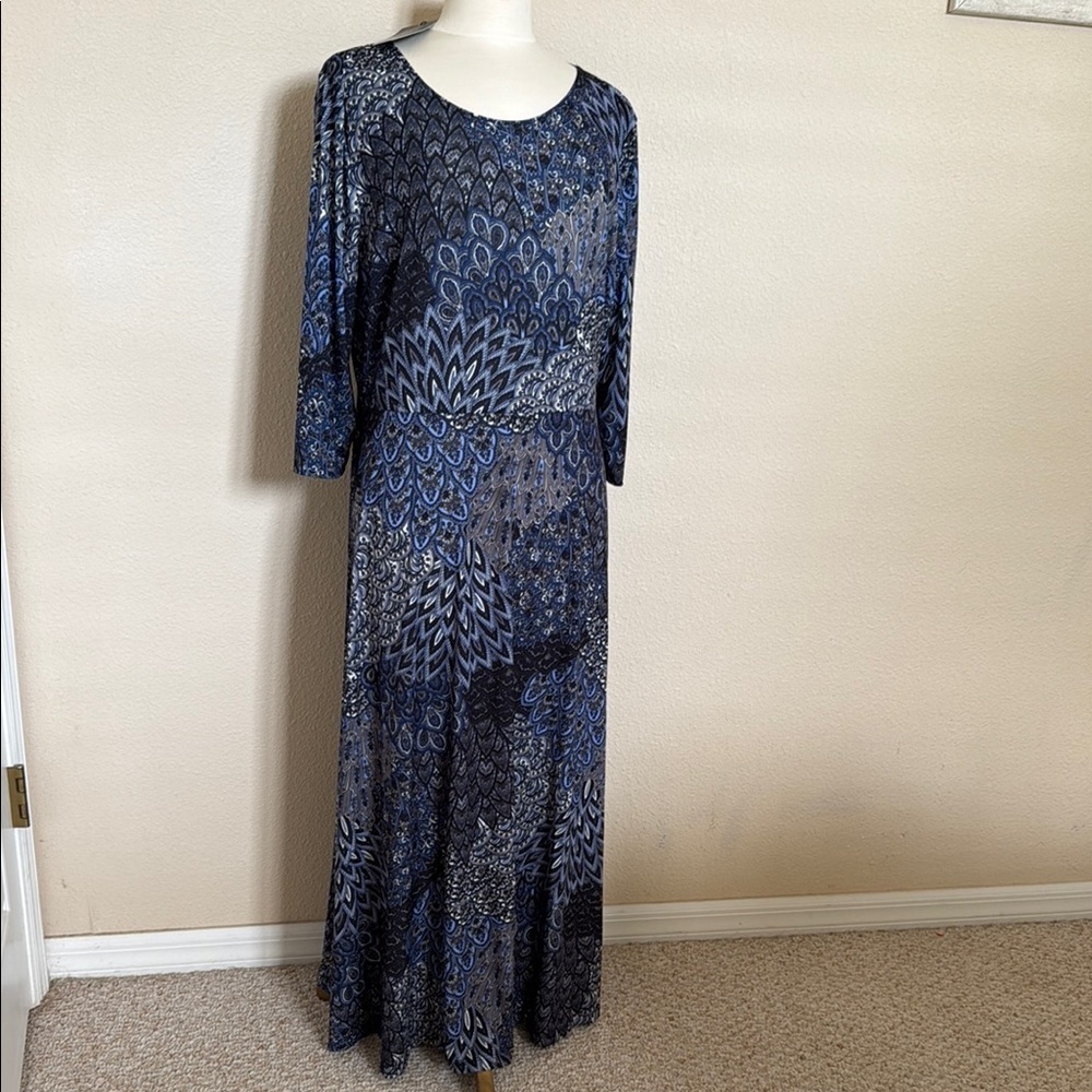 *NWT - LBISSE LONG PULLOVER DRESS (sz 2X)